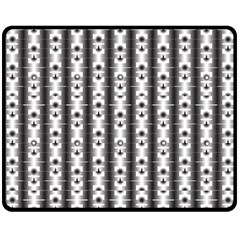 Pattern Background Texture Black Double Sided Fleece Blanket (medium)  by BangZart