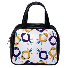 Pattern Circular Birds Classic Handbags (one Side) by BangZart