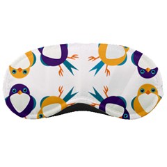 Pattern Circular Birds Sleeping Masks by BangZart