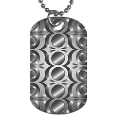 Metal Circle Background Ring Dog Tag (two Sides) by BangZart