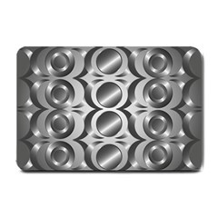 Metal Circle Background Ring Small Doormat  by BangZart