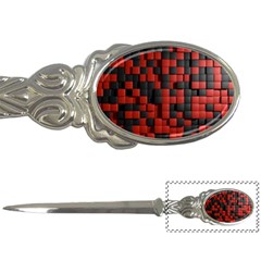 Black Red Tiles Checkerboard Letter Openers by BangZart