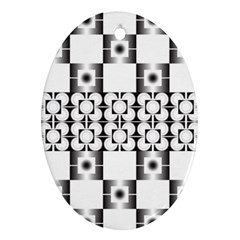 Pattern Background Texture Black Ornament (oval)