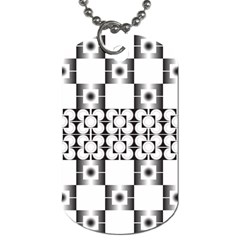 Pattern Background Texture Black Dog Tag (two Sides) by BangZart