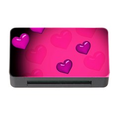 Background Heart Valentine S Day Memory Card Reader With Cf by BangZart