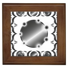 Metal Circle Background Ring Framed Tiles by BangZart