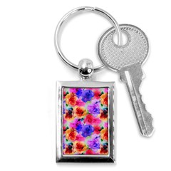 Floral Pattern Background Seamless Key Chains (rectangle)  by BangZart