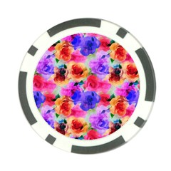 Floral Pattern Background Seamless Poker Chip Card Guard by BangZart