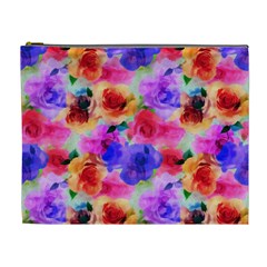 Floral Pattern Background Seamless Cosmetic Bag (xl) by BangZart