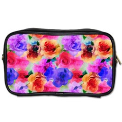 Floral Pattern Background Seamless Toiletries Bags by BangZart