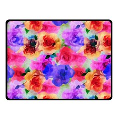 Floral Pattern Background Seamless Fleece Blanket (small) by BangZart