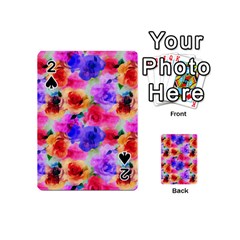 Floral Pattern Background Seamless Playing Cards 54 (mini)  by BangZart