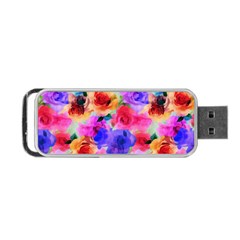 Floral Pattern Background Seamless Portable Usb Flash (one Side) by BangZart