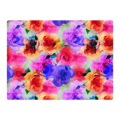 Floral Pattern Background Seamless Double Sided Flano Blanket (mini)  by BangZart