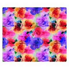 Floral Pattern Background Seamless Double Sided Flano Blanket (small)  by BangZart