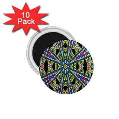 Kaleidoscope Background 1 75  Magnets (10 Pack)  by BangZart