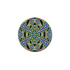 Kaleidoscope Background Golf Ball Marker (4 Pack) by BangZart