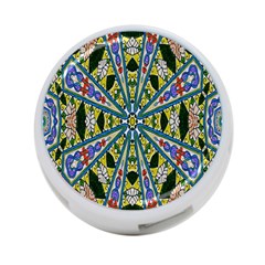 Kaleidoscope Background 4-port Usb Hub (one Side) by BangZart