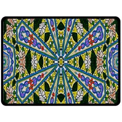 Kaleidoscope Background Fleece Blanket (large)  by BangZart