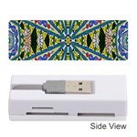 Kaleidoscope Background Memory Card Reader (Stick)  Front