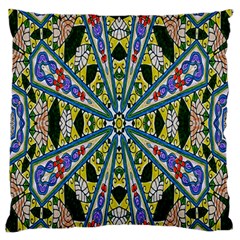 Kaleidoscope Background Large Flano Cushion Case (two Sides) by BangZart