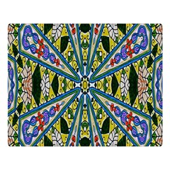 Kaleidoscope Background Double Sided Flano Blanket (large)  by BangZart