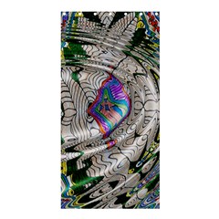 Water Ripple Design Background Wallpaper Of Water Ripples Applied To A Kaleidoscope Pattern Shower Curtain 36  X 72  (stall)  by BangZart