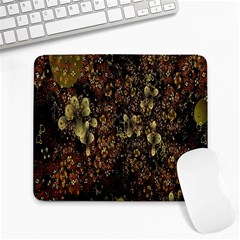 Wallpaper With Fractal Small Flowers Large Mousepads by BangZart