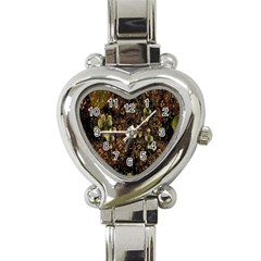 Wallpaper With Fractal Small Flowers Heart Italian Charm Watch by BangZart