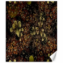 Wallpaper With Fractal Small Flowers Canvas 20  X 24   by BangZart