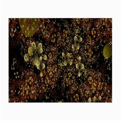 Wallpaper With Fractal Small Flowers Small Glasses Cloth (2-side) by BangZart