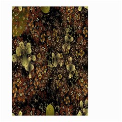 Wallpaper With Fractal Small Flowers Small Garden Flag (two Sides) by BangZart