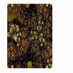 Wallpaper With Fractal Small Flowers Large Garden Flag (two Sides) by BangZart