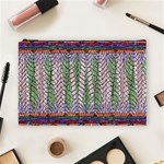 Nature Pattern Background Wallpaper Of Leaves And Flowers Abstract Style Cosmetic Bag (Large)  Front