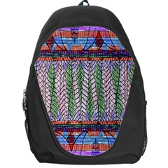 Nature Pattern Background Wallpaper Of Leaves And Flowers Abstract Style Backpack Bag by BangZart