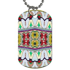 Kaleidoscope Background  Wallpaper Dog Tag (two Sides) by BangZart