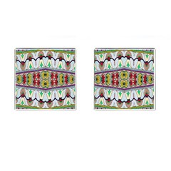 Kaleidoscope Background  Wallpaper Cufflinks (square) by BangZart