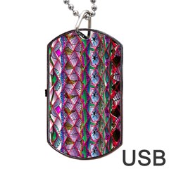 Textured Design Background Pink Wallpaper Of Textured Pattern In Pink Hues Dog Tag Usb Flash (one Side) by BangZart