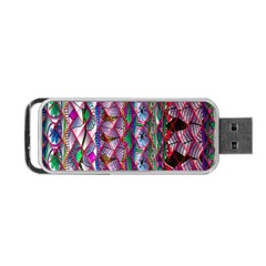 Textured Design Background Pink Wallpaper Of Textured Pattern In Pink Hues Portable Usb Flash (one Side) by BangZart