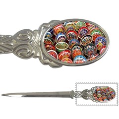 Colorful Oriental Bowls On Local Market In Turkey Letter Openers by BangZart