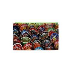 Colorful Oriental Bowls On Local Market In Turkey Cosmetic Bag (xs) by BangZart