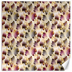 Random Leaves Pattern Background Canvas 16  X 16   by BangZart