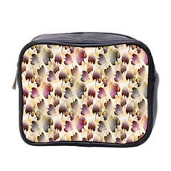 Random Leaves Pattern Background Mini Toiletries Bag 2-side by BangZart