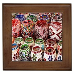 Colorful Oriental Candle Holders For Sale On Local Market Framed Tiles by BangZart