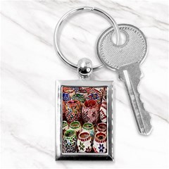 Colorful Oriental Candle Holders For Sale On Local Market Key Chains (rectangle)  by BangZart