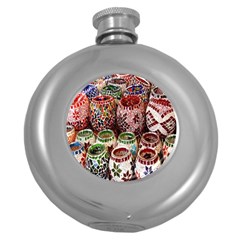 Colorful Oriental Candle Holders For Sale On Local Market Round Hip Flask (5 Oz) by BangZart