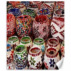 Colorful Oriental Candle Holders For Sale On Local Market Canvas 8  X 10  by BangZart