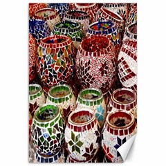 Colorful Oriental Candle Holders For Sale On Local Market Canvas 20  X 30   by BangZart