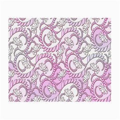 Floral Pattern Background Small Glasses Cloth (2-side) by BangZart