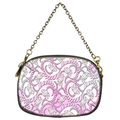 Floral Pattern Background Chain Purses (two Sides)  by BangZart